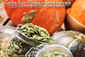 GERBS AAA Raw Pumpkin Seed Kernels