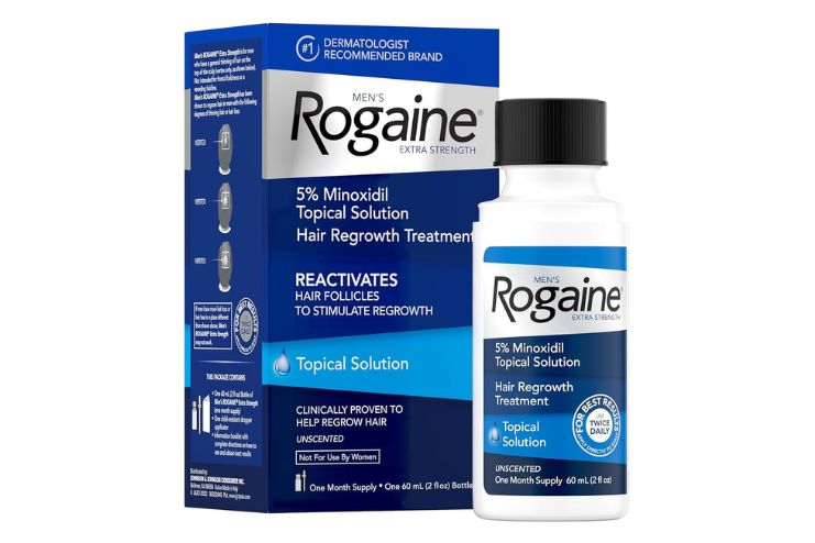 Rogaine Mens Extra Strength 5% Minoxidil Topical Solution