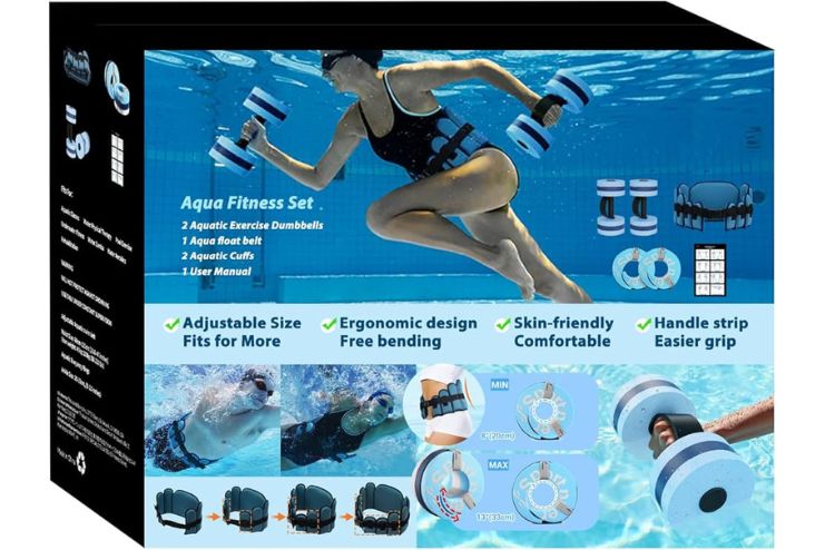 Sportneer 6-Piece Pool Exercise Set