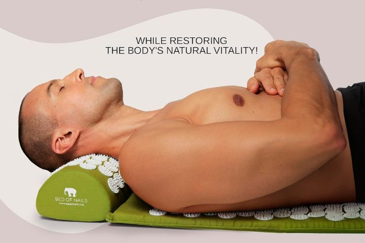 Bed of Nails Acupressure Mat and Pillow