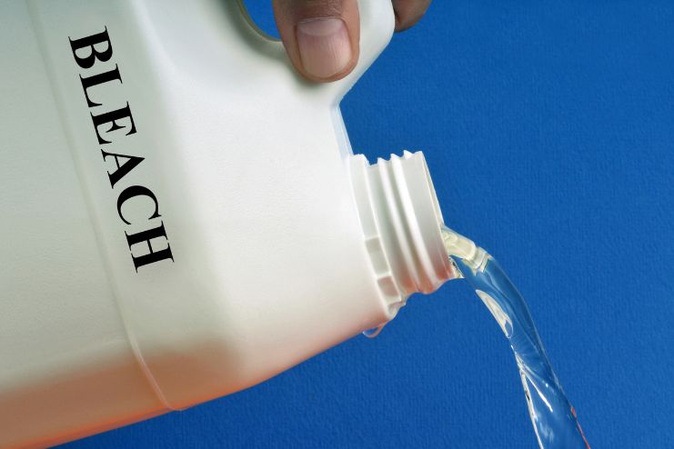 Bleach or Hydrogen Peroxide