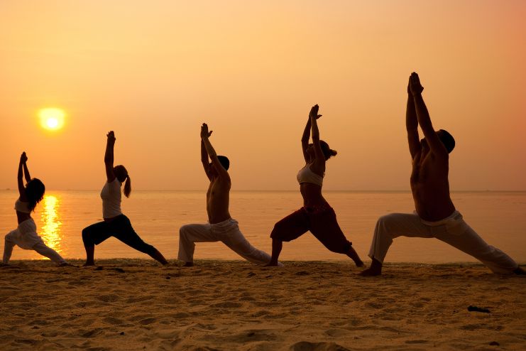Breathing exercises like pranayama or yoga