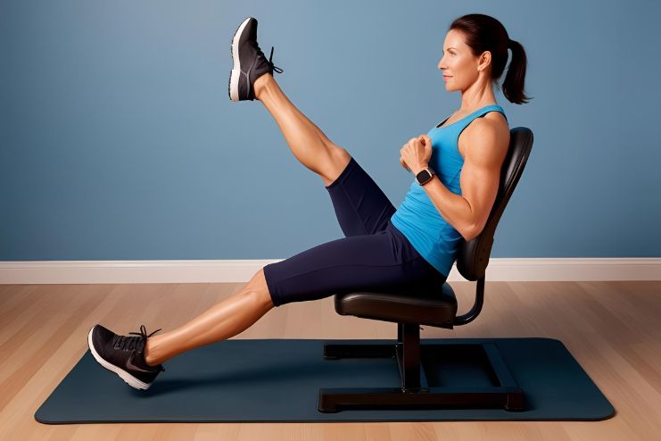 Seated Leg Extensions