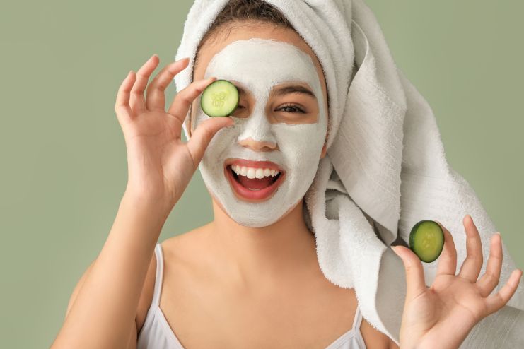 Cucumber and Yogurt Face Mask