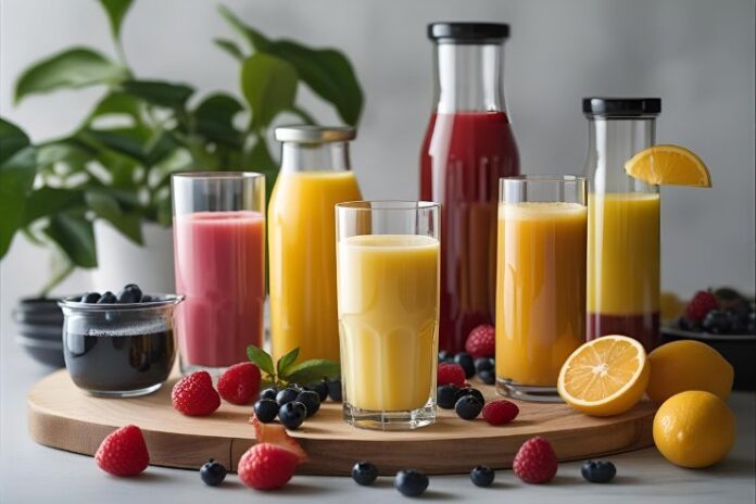 Healthy Low-Calorie Breakfast Juices