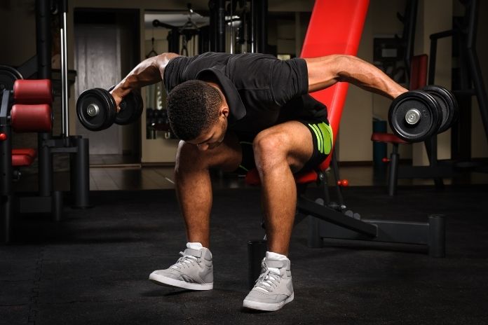 Reverse Fly with Light Weights or Resistance Band
