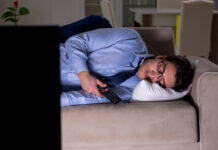 Sleeping With the TV On: Why It May Be Hurting Your Health (And What to Do Instead) Sleeping With the TV On Why It May Be Hurting Your Health