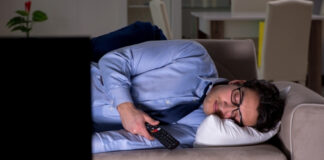 Sleeping With the TV On: Why It May Be Hurting Your Health (And What to Do Instead) Sleeping With the TV On Why It May Be Hurting Your Health