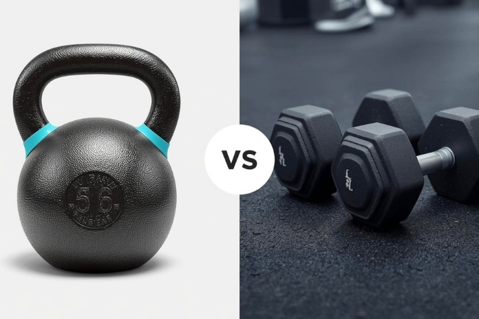 Kettlebell vs Dumbbells Kettlebell vs Dumbbells