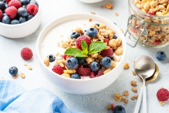 Creamy Greek Yogurt With Soft Fruit