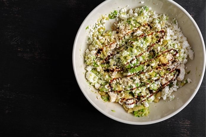 Mashed Cottage Cheese and Avocado