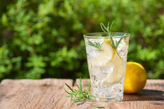 Rosemary and Lemon Infused Water