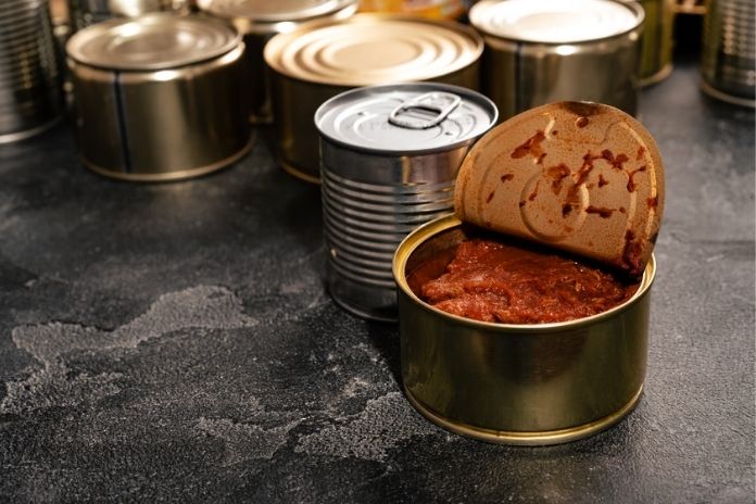 Opened Canned Food
